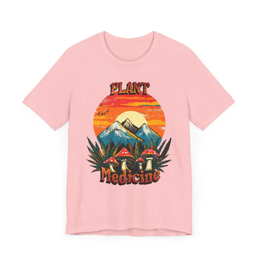 Plant Medicine T-Shirt in Pink